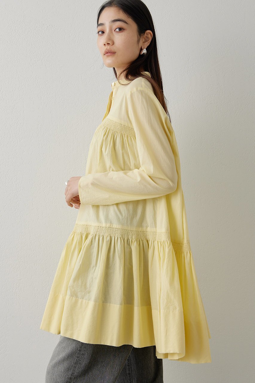 【ウィムガゼット/Whim Gazette】のローンギャザードレス 人気、トレンドファッション・服の通販 founy(ファニー) 　ファッション　Fashion　レディースファッション　Fashion for Women　ワンピース　Dresses　フォーマル・パーティードレス・結婚式用ドレス　Elegant & Casual Dresses　チュニック　Tunic Tops & Dresses　イエロー　Yellow　ギャザー　Gathered, Ruffled　シャーリング　Shirring, Ruched　シューズ　Shoes, Footwear　スニーカー　Sneakers, Trainers　チュニック　Tunic, Long Top　ドレス　Dress, One-Piece　エレガント 上品　Elegant　春　Spring　other-3|ID: prp329100004320369 ipo3291000000032882841