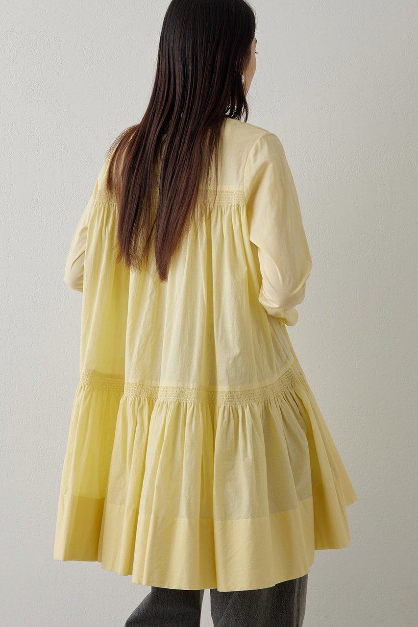 【ウィムガゼット/Whim Gazette】のローンギャザードレス 人気、トレンドファッション・服の通販 founy(ファニー) 　ファッション　Fashion　レディースファッション　Fashion for Women　ワンピース　Dresses　フォーマル・パーティードレス・結婚式用ドレス　Elegant & Casual Dresses　チュニック　Tunic Tops & Dresses　イエロー　Yellow　ギャザー　Gathered, Ruffled　シャーリング　Shirring, Ruched　シューズ　Shoes, Footwear　スニーカー　Sneakers, Trainers　チュニック　Tunic, Long Top　ドレス　Dress, One-Piece　エレガント 上品　Elegant　春　Spring　other-4|ID: prp329100004320369 ipo3291000000032882845