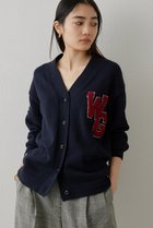 【ウィムガゼット/Whim Gazette】のワッペンニットカーディガン ネイビー|ID: prp329100004320370 ipo3291000000032956195