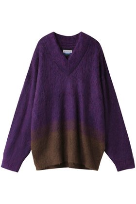 【メゾンスペシャル/MAISON SPECIAL】 【UNISEX】バイカラーヘアリーモヘアグラデーション VネックニットPO人気、トレンドファッション・服の通販 founy(ファニー) ファッション Fashion レディースファッション WOMEN トップス・カットソー Tops/Tshirt ニット Knit Tops プルオーバー Pullover Vネック V-Neck ユニセックス Unisex グラデーション Gradation モヘア Mohair |ID:prp329100004321891