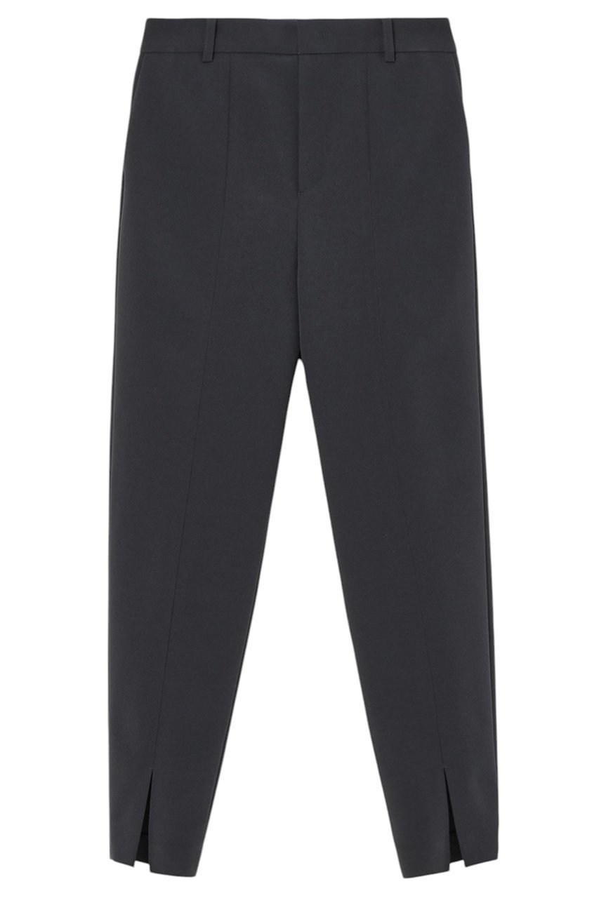 【アナイ/ANAYI】のアセテートストレッチパンツ インテリア・キッズ・メンズ・レディースファッション・服の通販 founy(ファニー) 　ファッション　Fashion　レディースファッション　Fashion for Women　パンツ　Pants & Trousers　ストレッチ　Stretch, Stretchy Fabric　ストレート　Straight, Straight Cut　スリット　Slit, Slit Detail　センター　Center, Center Line　ネイビー|ID: prp329100004321897 ipo3291000000032964996