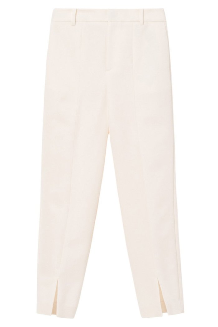 【アナイ/ANAYI】のアセテートストレッチパンツ インテリア・キッズ・メンズ・レディースファッション・服の通販 founy(ファニー) https://founy.com/ ファッション Fashion レディースファッション Fashion for Women パンツ Pants & Trousers ストレッチ Stretch, Stretchy Fabric ストレート Straight, Straight Cut スリット Slit, Slit Detail センター Center, Center Line |ID: prp329100004321897 ipo3291000000035052643