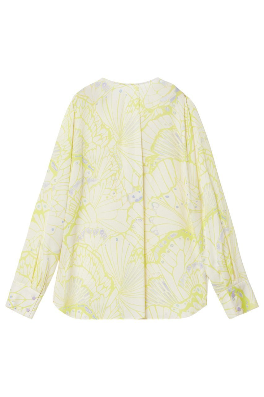 【アナイ/ANAYI】のバタフライプリントフリル ブラウス 人気、トレンドファッション・服の通販 founy(ファニー) ファッション Fashion レディースファッション Fashion for Women トップス・カットソー Cut & Sew Tops シャツ・ブラウス・オフィスカジュアル Elegant Blouses & Button-Ups アシンメトリー Asymmetrical Style カラフル Colorful Design シルク Silk, 100% Silk ジョーゼット Georgette, Semi-Sheer Fabric スリーブ Sleeve, Long Sleeve / Short Sleeve フリル Frill, Ruffle プリント Print, Printed Pattern モチーフ Motif, Design Theme ロング Long, Long-Length 再入荷 Restock / Back in Stock 別注 Limited Edition, Custom Order 春 Spring other-2|ID: prp329100004321900 ipo3291000000035052654