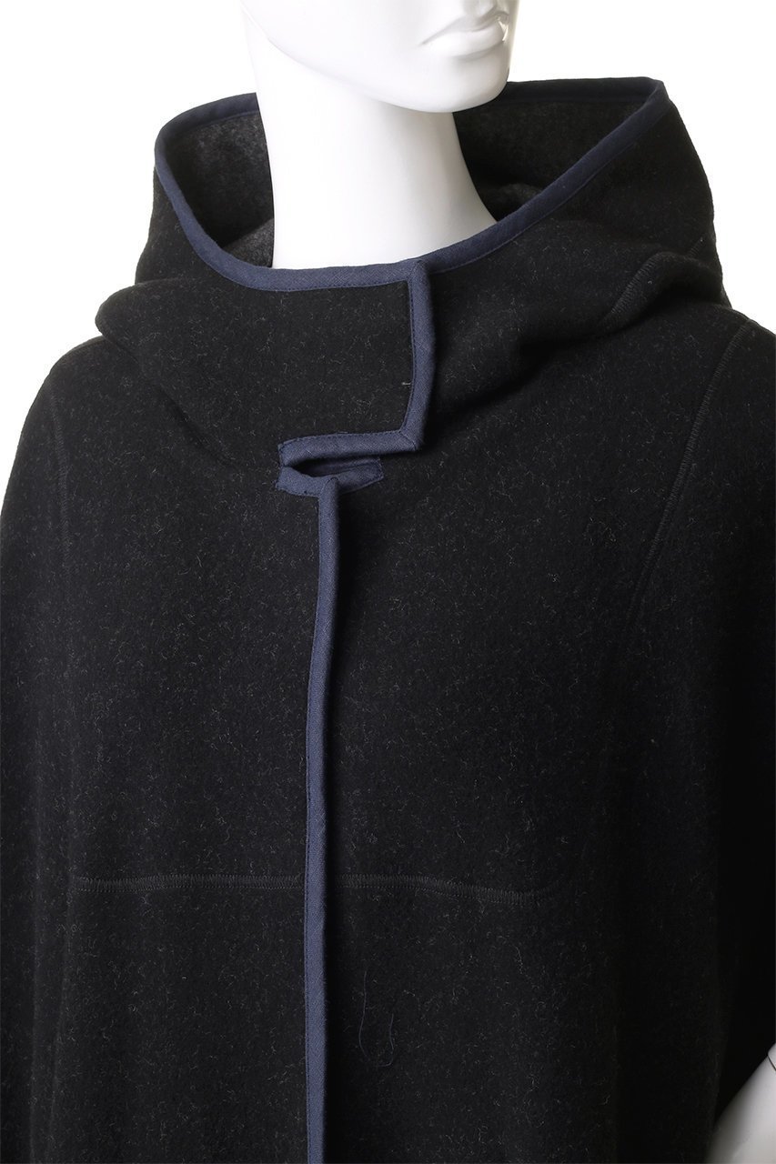 【プレインピープル/PLAIN PEOPLE】のリバーシブルポンチョコート 人気、トレンドファッション・服の通販 founy(ファニー) 　ファッション　Fashion　レディースファッション　Fashion for Women　アウター　Coat / Outerwear Collection　コート・ロングコート・ピーコート　Long Coats, Peacoats & More　ポンチョ・ケープコート　Ponchos & Capes　ショート　Short, Short Length　other-5|ID: prp329100004321902 ipo3291000000032937025