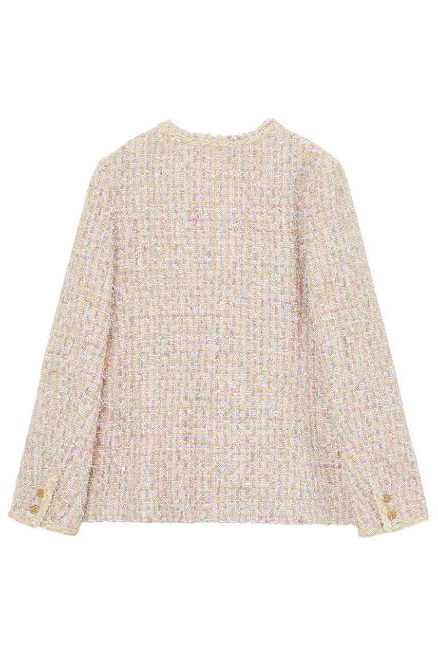【アナイ/ANAYI】のフェザーツイード4ポケット ジャケット 人気、トレンドファッション・服の通販 founy(ファニー) 　ファッション　Fashion　レディースファッション　Fashion for Women　アウター　Coat / Outerwear Collection　レディースジャケット・軽アウター　Jackets　おすすめ　Recommended / Our Picks　イエロー　Yellow　キュロット　Culottes, Wide Shorts　シンプル　Simple, Minimal　ジャケット　Jacket, Outerwear　ツイード　Twill, Twill Weave　バランス　Balance, Style Balance　パープル　Purple, Violet　フェザー　Feather, Feather Detail　ポケット　Pocket, Pocket Detail　モダン　Modern, Contemporary　エレガント 上品　Elegant　other-2|ID: prp329100004321904 ipo3291000000032927189