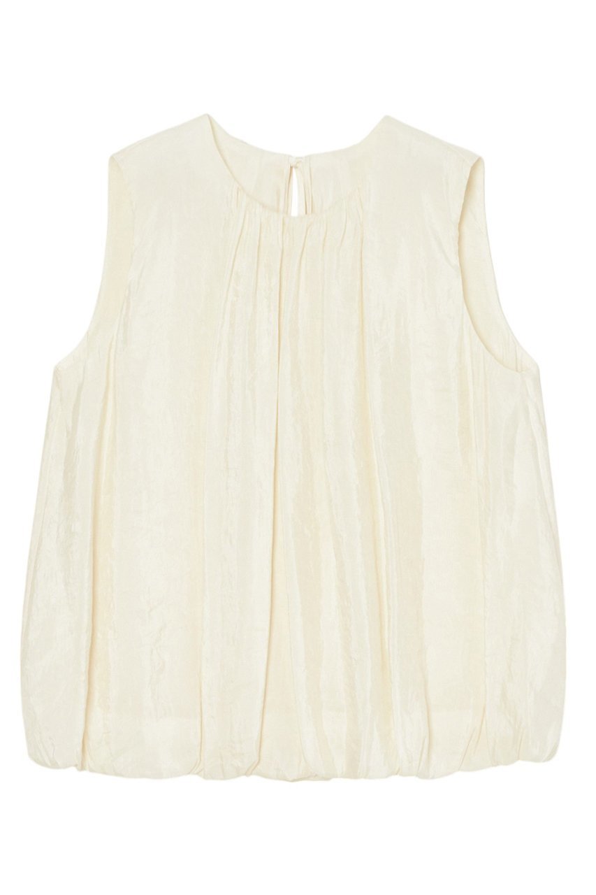【アナイ/ANAYI】のシルキークレープバルーン ブラウス 人気、トレンドファッション・服の通販 founy(ファニー) 　ファッション　Fashion　レディースファッション　Fashion for Women　トップス・カットソー　Cut & Sew Tops　キャミソール&ノースリーブ　Camisoles & Sleeveless Tops　シャツ・ブラウス・オフィスカジュアル　Elegant Blouses & Button-Ups　おすすめ　Recommended / Our Picks　インナー　Innerwear　ジャケット　Jacket, Outerwear　ノースリーブ　Sleeveless, No-Sleeve　バルーン　Balloon, Balloon Silhouette　フェミニン　Feminine, Girly　リボン　Ribbon, Bow　エレガント 上品　Elegant　再入荷　Restock / Back in Stock　夏　Summer　 other-1|ID: prp329100004321906 ipo3291000000032866642