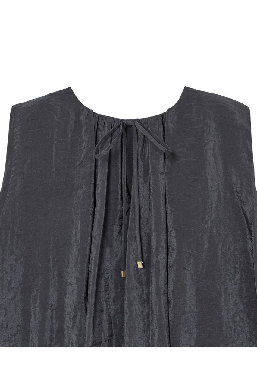 【アナイ/ANAYI】のシルキークレープバルーン ブラウス 人気、トレンドファッション・服の通販 founy(ファニー) 　ファッション　Fashion　レディースファッション　Fashion for Women　トップス・カットソー　Cut & Sew Tops　キャミソール&ノースリーブ　Camisoles & Sleeveless Tops　シャツ・ブラウス・オフィスカジュアル　Elegant Blouses & Button-Ups　おすすめ　Recommended / Our Picks　インナー　Innerwear　ジャケット　Jacket, Outerwear　ノースリーブ　Sleeveless, No-Sleeve　バルーン　Balloon, Balloon Silhouette　フェミニン　Feminine, Girly　リボン　Ribbon, Bow　エレガント 上品　Elegant　再入荷　Restock / Back in Stock　夏　Summer　other-5|ID: prp329100004321906 ipo3291000000032866678