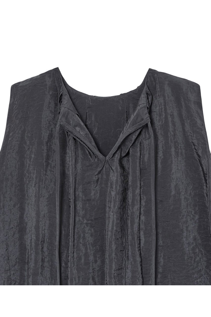 【アナイ/ANAYI】のシルキークレープバルーン ブラウス 人気、トレンドファッション・服の通販 founy(ファニー) 　ファッション　Fashion　レディースファッション　Fashion for Women　トップス・カットソー　Cut & Sew Tops　キャミソール&ノースリーブ　Camisoles & Sleeveless Tops　シャツ・ブラウス・オフィスカジュアル　Elegant Blouses & Button-Ups　おすすめ　Recommended / Our Picks　インナー　Innerwear　ジャケット　Jacket, Outerwear　ノースリーブ　Sleeveless, No-Sleeve　バルーン　Balloon, Balloon Silhouette　フェミニン　Feminine, Girly　リボン　Ribbon, Bow　エレガント 上品　Elegant　再入荷　Restock / Back in Stock　夏　Summer　other-6|ID: prp329100004321906 ipo3291000000032866683