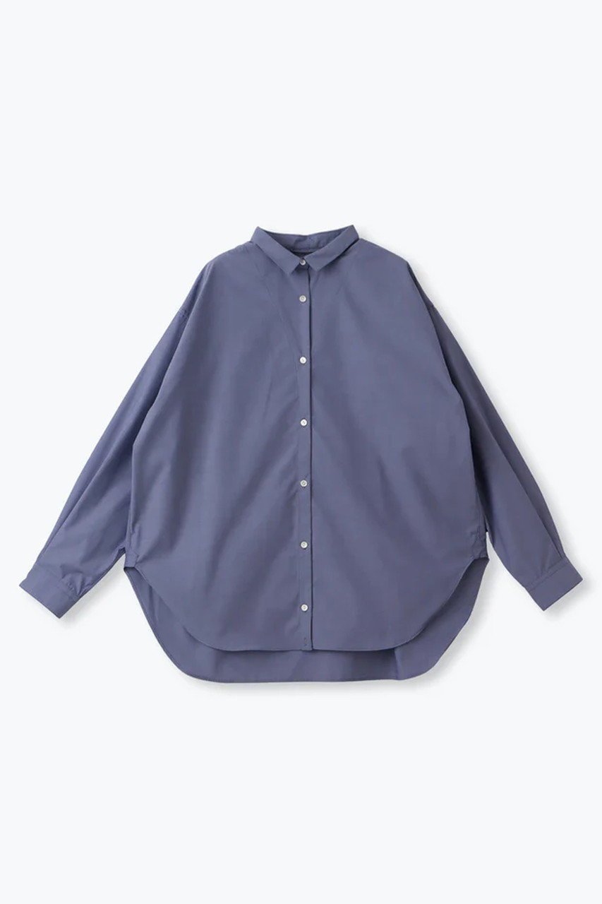 【レリル/lelill】のTHE BASIC SHIRTS インテリア・キッズ・メンズ・レディースファッション・服の通販 founy(ファニー) 　ファッション　Fashion　レディースファッション　Fashion for Women　トップス・カットソー　Cut & Sew Tops　シャツ・ブラウス・オフィスカジュアル　Elegant Blouses & Button-Ups　スリーブ　Sleeve, Long Sleeve / Short Sleeve　スーピマ　Supima, Premium Cotton　ブロード　Broadcloth, Fine Cotton　ヨーク　Yoke, Yoke Design　ロング　Long, Long-Length　ネイビー|ID: prp329100004321910 ipo3291000000032915290