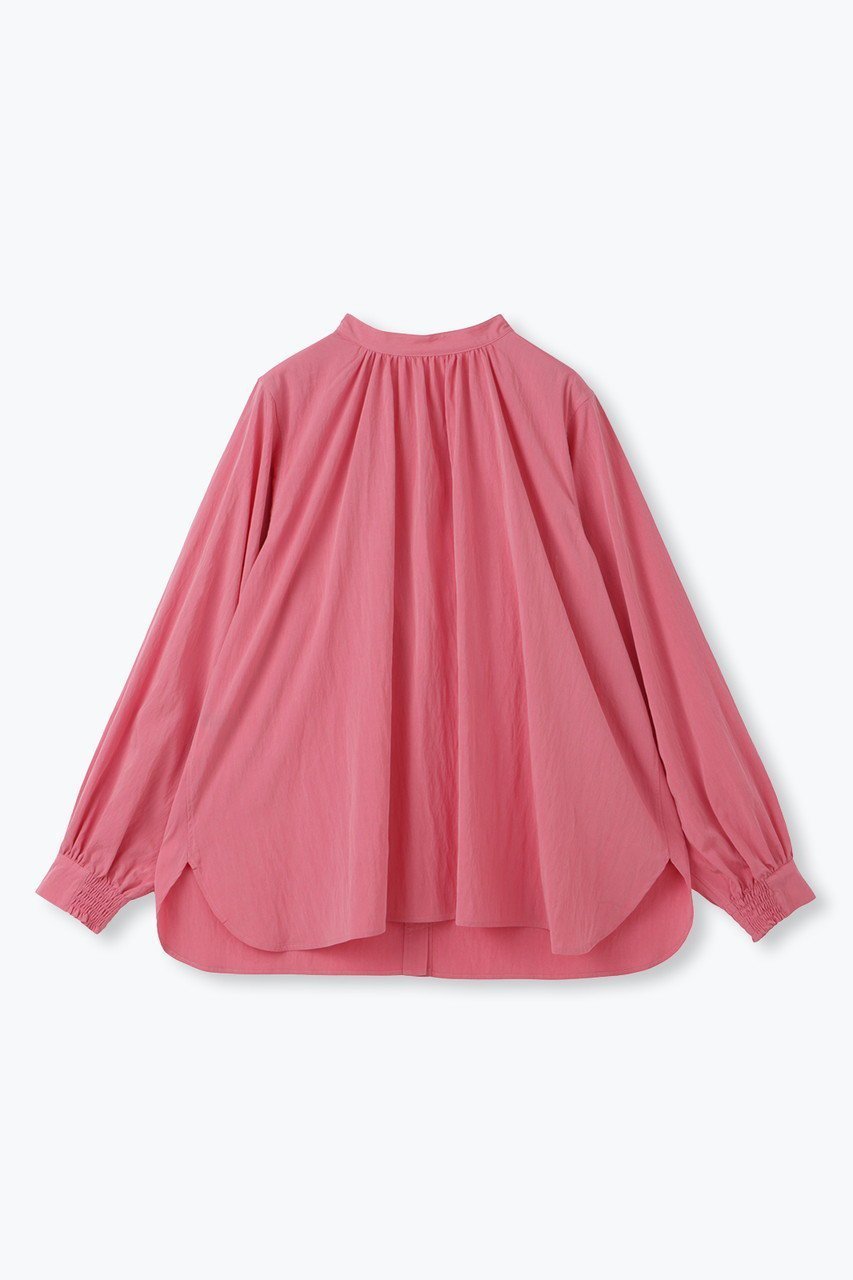 【レリル/lelill】の2WAY フラップBL 人気、トレンドファッション・服の通販 founy(ファニー) 　ファッション　Fashion　レディースファッション　Fashion for Women　トップス・カットソー　Cut & Sew Tops　シャツ・ブラウス・オフィスカジュアル　Elegant Blouses & Button-Ups　ギャザー　Gathered, Ruffled　シンプル　Simple, Minimal　スリーブ　Sleeve, Long Sleeve / Short Sleeve　タフタ　Taffeta, Structured Fabric　フラップ　Flap, Flap Pocket　フロント　Front, Front Design　ロング　Long, Long-Length　ヴィンテージ　Vintage Style　other-2|ID: prp329100004321911 ipo3291000000032915427