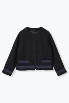 【レリル/lelill】のツイードライダースJK 人気、トレンドファッション・服の通販 founy(ファニー) ファッション Fashion レディースファッション Fashion for Women アウター Coat / Outerwear Collection レディースジャケット・軽アウター Jackets ライダースジャケット / レザースタイル Riders Jackets & Biker Style オケージョン Occasion Wear ジャケット Jacket, Outerwear ツイード Twill, Twill Weave プリーツ Pleats, Pleated ライダースジャケット Riders, Biker Jacket エレガント 上品 Elegant ビジネス 仕事 通勤 Business / Work / Commuting thumbnail ネイビー|ID: prp329100004321912 ipo3291000000036516194