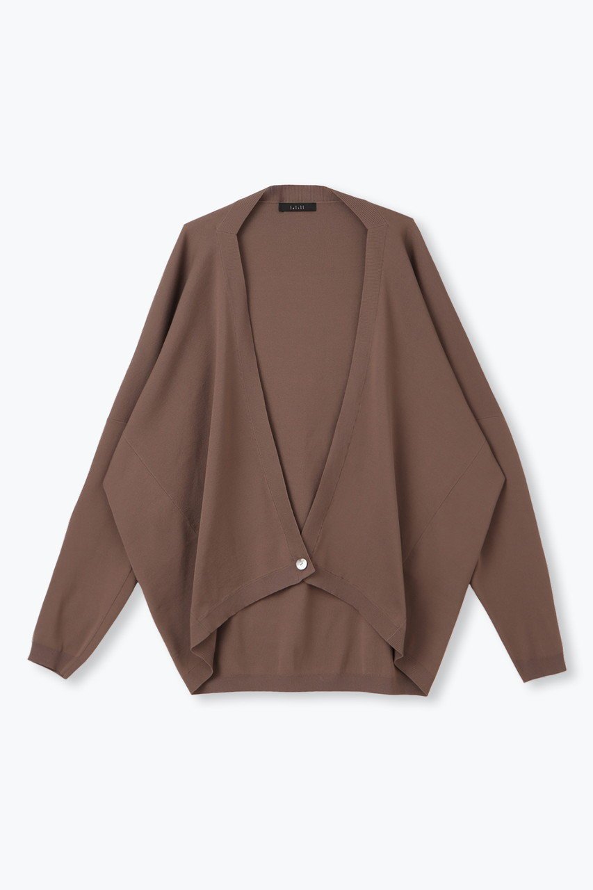 【レリル/lelill】のハイテク無地ボレロ インテリア・キッズ・メンズ・レディースファッション・服の通販 founy(ファニー) 　ファッション　Fashion　レディースファッション　Fashion for Women　トップス・カットソー　Cut & Sew Tops　ニット　Knit Tops & Sweaters　カーディガン・羽織り　Layered Style Cardigans　カーディガン　Cardigan, Knitwear　ボレロ　Bolero, Short Cardigan　モバイル　Mobile, Smartphone　リブニット　Rib Knit, Ribbed Knit　洗える　Machine Washable　無地　Plain, Solid Color　ブラウン|ID: prp329100004321914 ipo3291000000032950748