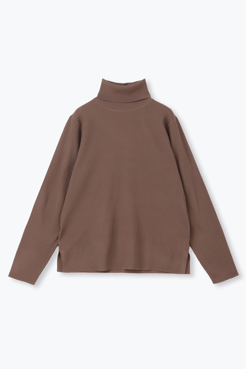 【レリル/lelill】のハイテクリブタートル インテリア・キッズ・メンズ・レディースファッション・服の通販 founy(ファニー) 　ファッション　Fashion　レディースファッション　Fashion for Women　トップス・カットソー　Cut & Sew Tops　ニット　Knit Tops & Sweaters　カジュアルプルオーバー・ニットトップス　Pullovers & Knit Tops / Casual Pullovers　冬　Winter / This Winter　定番　Standard, Basic Item　ブラウン|ID: prp329100004321915 ipo3291000000032950840