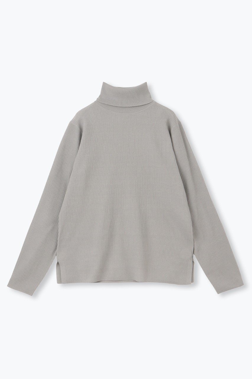 【レリル/lelill】のハイテクリブタートル インテリア・キッズ・メンズ・レディースファッション・服の通販 founy(ファニー) 　ファッション　Fashion　レディースファッション　Fashion for Women　トップス・カットソー　Cut & Sew Tops　ニット　Knit Tops & Sweaters　カジュアルプルオーバー・ニットトップス　Pullovers & Knit Tops / Casual Pullovers　冬　Winter / This Winter　定番　Standard, Basic Item　ライトグレー|ID: prp329100004321915 ipo3291000000032950848