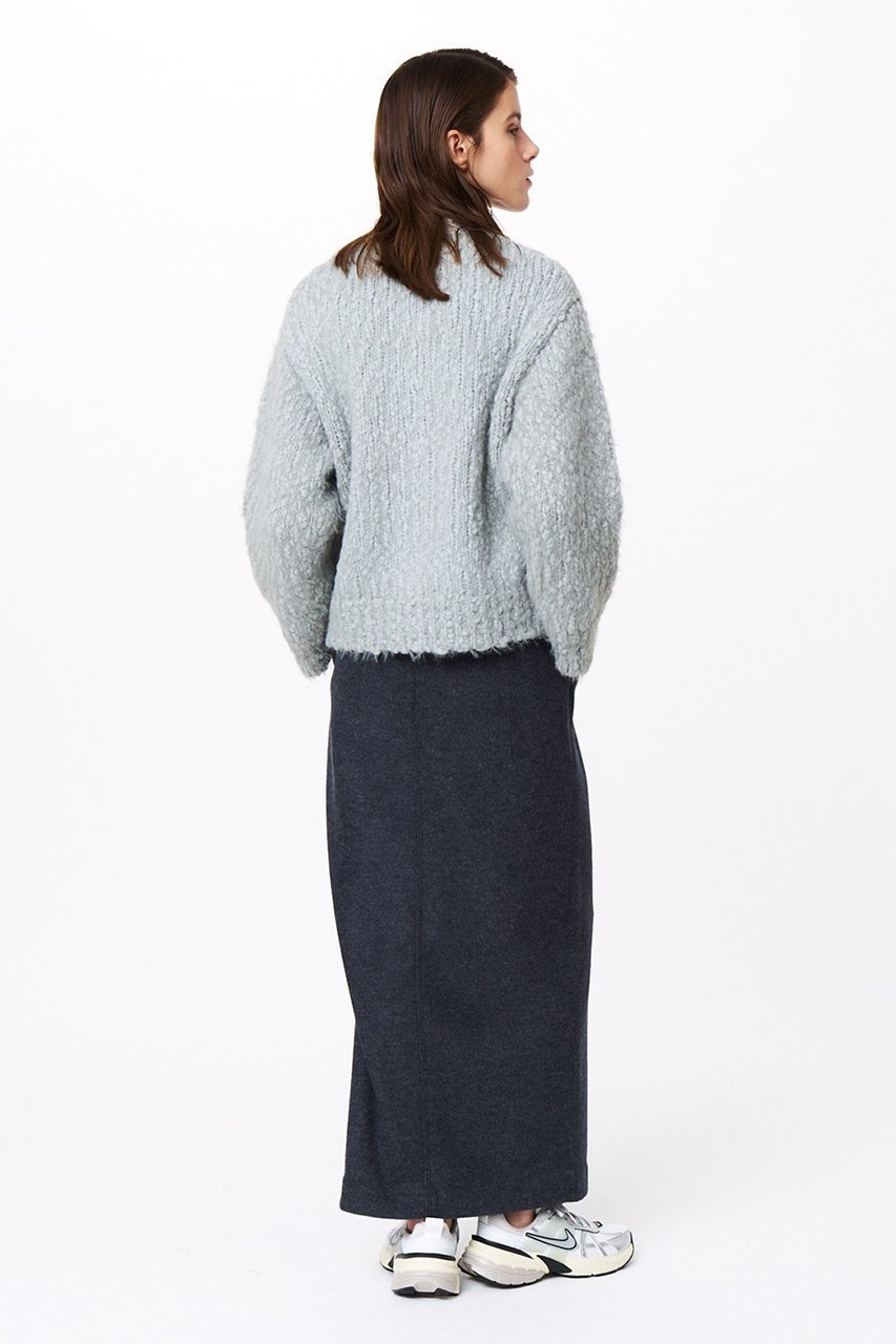 【スタニングルアー/STUNNING LURE】のスラブフェザーカーディガン 人気、トレンドファッション・服の通販 founy(ファニー) 　ファッション　Fashion　レディースファッション　Fashion for Women　トップス・カットソー　Cut & Sew Tops　ニット　Knit Tops & Sweaters　カーディガン・羽織り　Layered Style Cardigans　おすすめ　Recommended / Our Picks　カーディガン　Cardigan, Knitwear　シンプル　Simple, Minimal　フェザー　Feather, Feather Detail　ボトム　Bottoms, Lower Wear　A/W・秋冬　Autumn/Winter　other-8|ID: prp329100004321916 ipo3291000000032954987