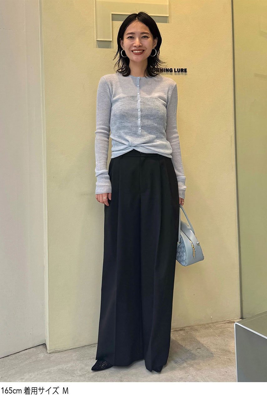 【スタニングルアー/STUNNING LURE】のシアーアルパカヘンリートップス 人気、トレンドファッション・服の通販 founy(ファニー) 　ファッション　Fashion　レディースファッション　Fashion for Women　トップス・カットソー　Cut & Sew Tops　ニット　Knit Tops & Sweaters　カジュアルプルオーバー・ニットトップス　Pullovers & Knit Tops / Casual Pullovers　ウォーム　Warm Fabric　シアー　Sheer, See-Through　エレガント 上品　Elegant　秋　Autumn　other-6|ID: prp329100004321917 ipo3291000000032959826