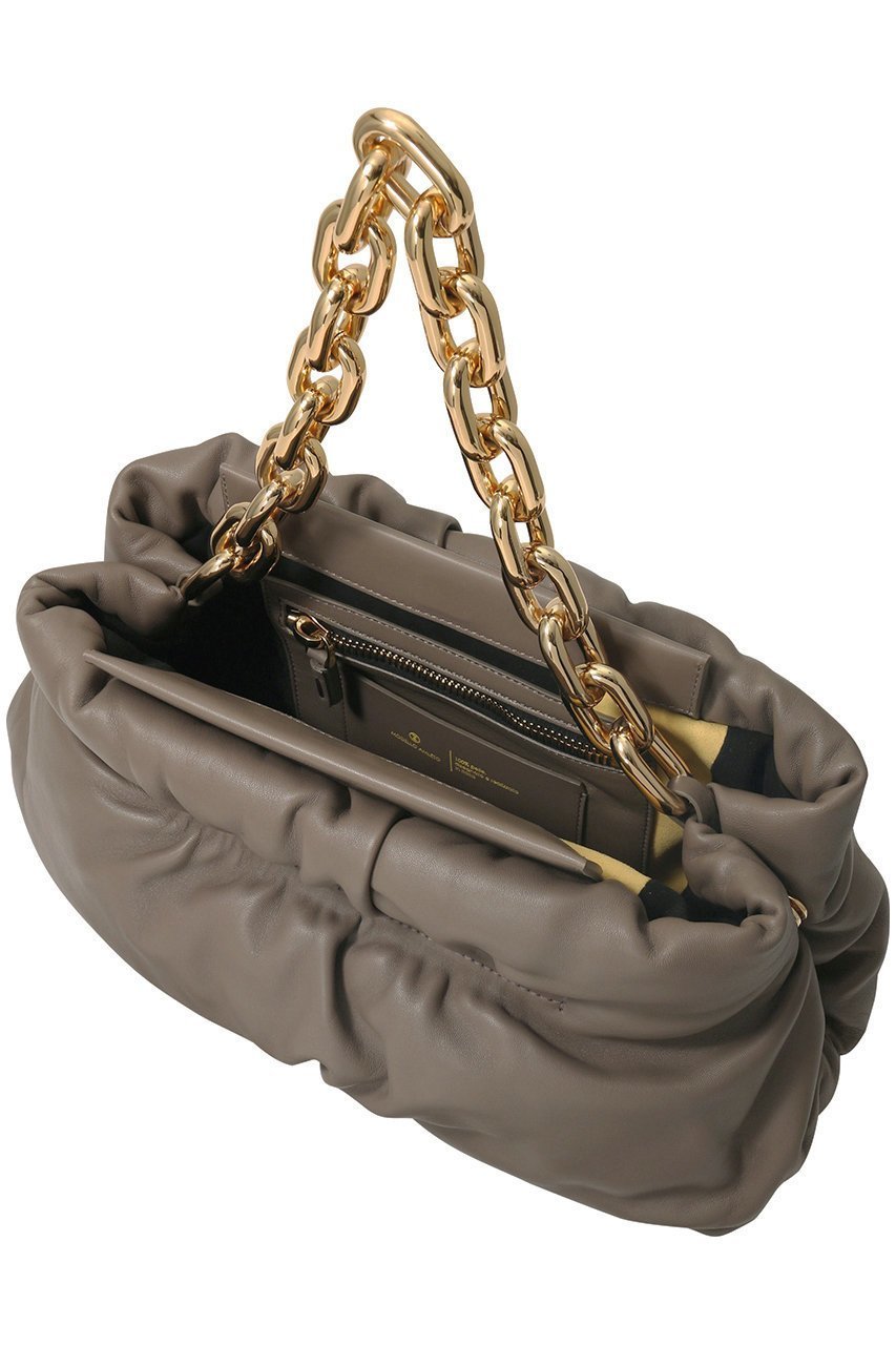 【ザンチェッティ/ZANCHETTI】のAMLETO CHAIN PUFFY ショルダーバッグ 人気、トレンドファッション・服の通販 founy(ファニー) 　ファッション　Fashion　レディースファッション　Fashion for Women　バッグ　Bags　ギャザー　Gathered, Ruffled　ショルダー　Shoulder, Shoulder Strap　チェーン　Chain, Chain Strap　ドレープ　Drape, Draping Fabric　フォルム　Silhouette, Form　other-5|ID: prp329100004321919 ipo3291000000032787393