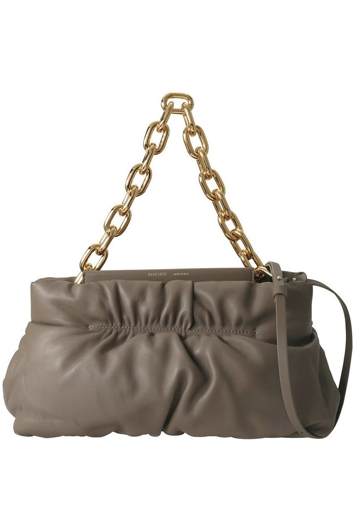 【ザンチェッティ/ZANCHETTI】のAMLETO CHAIN PUFFY ショルダーバッグ インテリア・キッズ・メンズ・レディースファッション・服の通販 founy(ファニー) https://founy.com/ ファッション Fashion レディースファッション Fashion for Women バッグ Bags ギャザー Gathered, Ruffled ショルダー Shoulder, Shoulder Strap チェーン Chain, Chain Strap ドレープ Drape, Draping Fabric フォルム Silhouette, Form |ID: prp329100004321919 ipo3291000000036024945