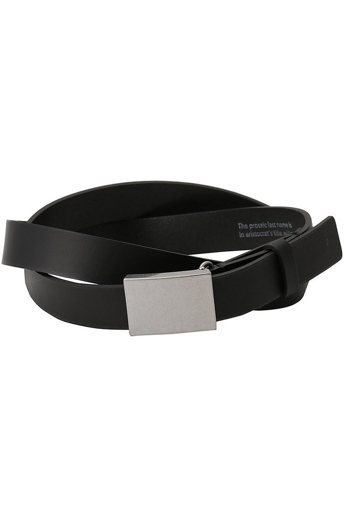 【シュタイン/ssstein / MEN】の【MEN】LEATHER BELT (PLAIN BUCKLE) インテリア・キッズ・メンズ・レディースファッション・服の通販 founy(ファニー) https://founy.com/ ファッション Fashion メンズファッション Fashion for Men オケージョン Occasion Wear シルバー Silver, Metallic Silver スクエア Square, Square Shape プリント Print, Printed Pattern |ID: prp329100004321921 ipo3291000000032854442