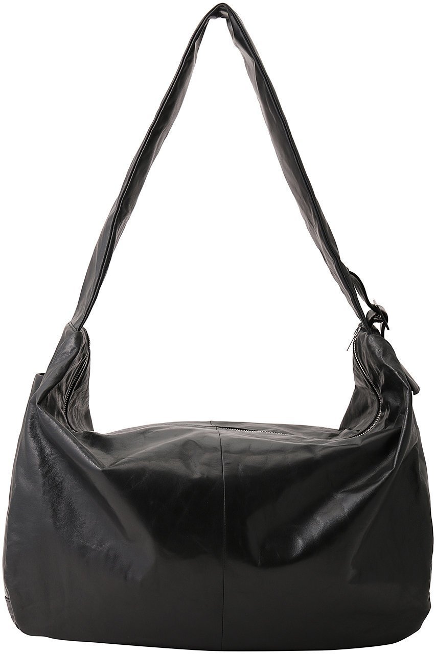 【シュタイン/ssstein / MEN】の【MEN】SHIRRING HANDLE LEATHER SHOULDER BAG インテリア・キッズ・メンズ・レディースファッション・服の通販 founy(ファニー) 　ファッション　Fashion　メンズファッション　Fashion for Men　バッグ　Bags　ギャザー　Gathered, Ruffled　ショルダー　Shoulder, Shoulder Strap　シンプル　Simple, Minimal　ループ　Loop, Loop Knit　ブラック|ID: prp329100004321922 ipo3291000000032797006