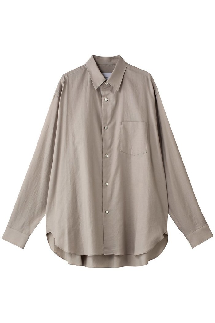 【シュタイン/ssstein】の【UNISEX】C/SI TWILL OVERSIZED REGULAR COLLAR SHIR インテリア・キッズ・メンズ・レディースファッション・服の通販 founy(ファニー) https://founy.com/ ファッション Fashion レディースファッション Fashion for Women トップス・カットソー Cut & Sew Tops シャツ・ブラウス・オフィスカジュアル Elegant Blouses & Button-Ups ユニセックス Unisex, Genderless シルク Silk, 100% Silk スリーブ Sleeve, Long Sleeve / Short Sleeve ドレス Dress, One-Piece フォーマル Formal, Dressy モダン Modern, Contemporary ロング Long, Long-Length ヴィンテージ Vintage Style エレガント 上品 Elegant |ID: prp329100004321924 ipo3291000000036402400