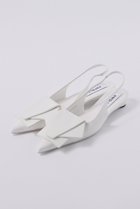 【エンフォルド/ENFOLD】のポインテッドローサンダル ホワイト|ID: prp329100004321929 ipo3291000000036240668