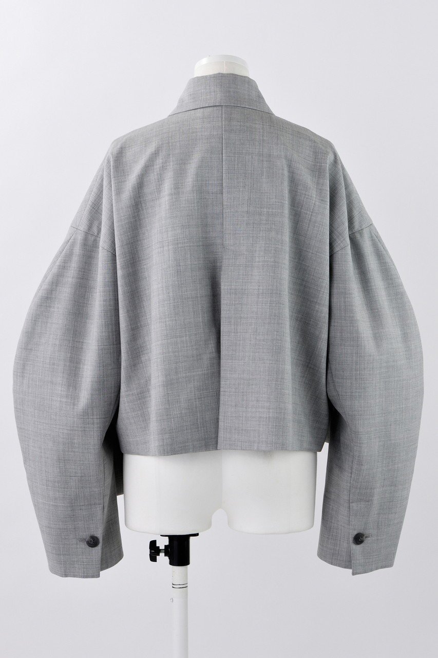 【エンフォルド/ENFOLD】のハイカウントトロ ステンカラーショートJK/ジャケット 人気、トレンドファッション・服の通販 founy(ファニー) 　ファッション　Fashion　レディースファッション　Fashion for Women　アウター　Coat / Outerwear Collection　レディースジャケット・軽アウター　Jackets　アシンメトリー　Asymmetrical Style　ショート　Short, Short Length　ジャケット　Jacket, Outerwear　バランス　Balance, Style Balance　パッチ　Patch, Appliqué　ポケット　Pocket, Pocket Detail　ワイド　Wide, Wide Fit　other-3|ID: prp329100004321931 ipo3291000000032917799