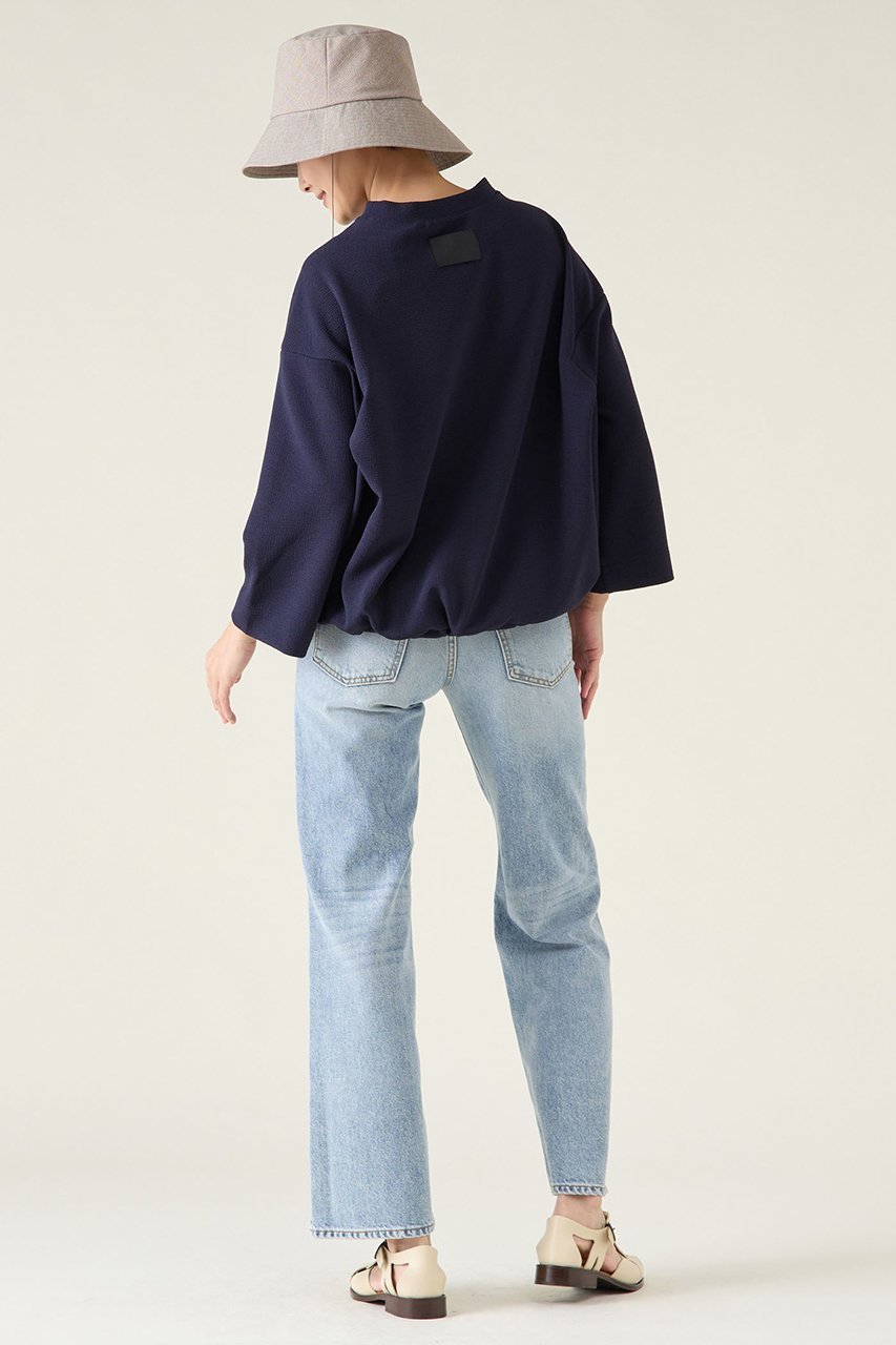 【マルティニーク/martinique】の《別注》【COGTHEBIGSMOKE】HILLARY TOP NAVY(セットアップ可) 人気、トレンドファッション・服の通販 founy(ファニー) 　ファッション　Fashion　レディースファッション　Fashion for Women　トップス・カットソー　Cut & Sew Tops　シャツ・ブラウス・オフィスカジュアル　Elegant Blouses & Button-Ups　ロングTシャツ・Tシャツ　Longline T-Shirts & Tees　カットソー・ベーシックTシャツ　Cut-and-Sewn Tops / Stretch Tees & Basics　コレクション　Collection, Seasonal Line　ショルダー　Shoulder, Shoulder Strap　スウェット / スエット　Sweatshirt, Sweatwear　スクエア　Square, Square Shape　スリーブ　Sleeve, Long Sleeve / Short Sleeve　セットアップ　Set-Up, Coordinated Outfit　トレンド　Trend, Trending Now　バランス　Balance, Style Balance　ビッグ　Big, Oversized　フォーマル　Formal, Dressy　別注　Limited Edition, Custom Order　リアル　Real, Realistic　ロング　Long, Long-Length　ロンドン　London Style, British Inspired　ワイド　Wide, Wide Fit　日本製　Made In Japan　エレガント 上品　Elegant　other-6|ID: prp329100004321933 ipo3291000000032866524