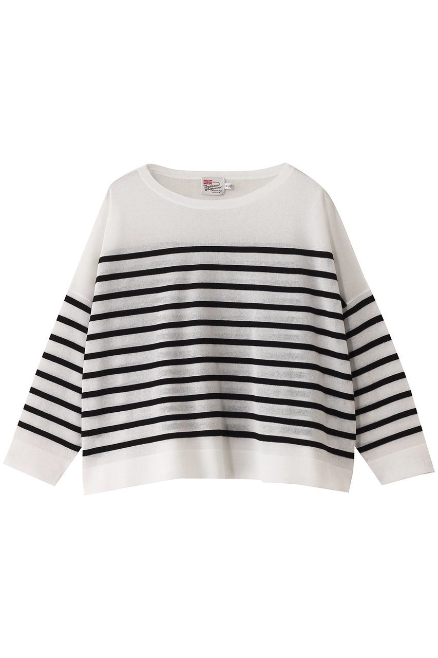 【マルティニーク/martinique】の【Traditional Weatherwear】L251THKPO0359SE LYNE ニット インテリア・キッズ・メンズ・レディースファッション・服の通販 founy(ファニー) 　ファッション　Fashion　レディースファッション　Fashion for Women　トップス・カットソー　Cut & Sew Tops　ニット　Knit Tops & Sweaters　カジュアルプルオーバー・ニットトップス　Pullovers & Knit Tops / Casual Pullovers　キルティング　Quilted, Quilting　シンプル　Simple, Minimal　デニム　Denim, Jeans Material　フィット　Fit, Slim Fit　ベーシック　Basic, Essential　ボーダー　Border, Stripe　再入荷　Restock / Back in Stock　夏　Summer　春　Spring　S/S・春夏　SS, Spring/Summer, Warm Season　ブラック|ID: prp329100004321945 ipo3291000000032705124