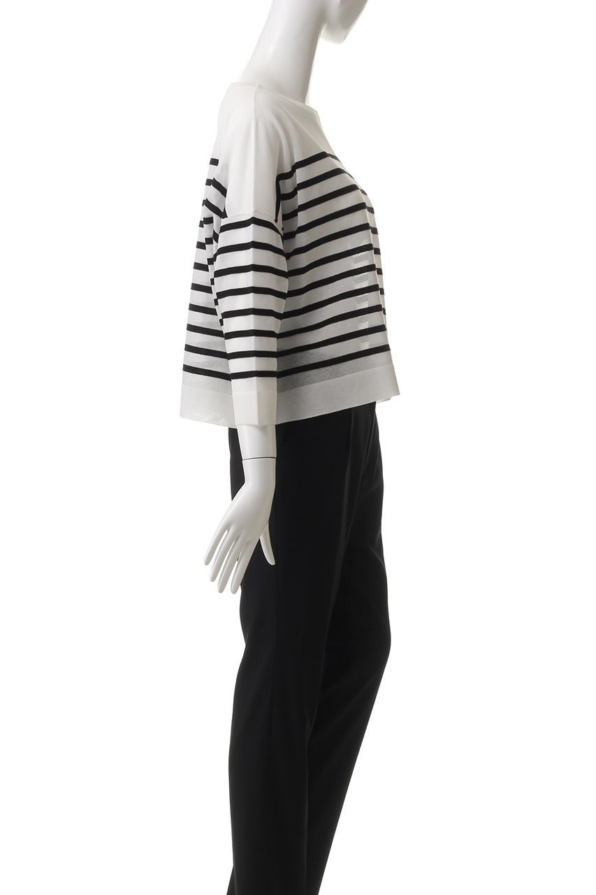 【マルティニーク/martinique】の【Traditional Weatherwear】L251THKPO0359SE LYNE ニット 人気、トレンドファッション・服の通販 founy(ファニー) 　ファッション　Fashion　レディースファッション　Fashion for Women　トップス・カットソー　Cut & Sew Tops　ニット　Knit Tops & Sweaters　カジュアルプルオーバー・ニットトップス　Pullovers & Knit Tops / Casual Pullovers　キルティング　Quilted, Quilting　シンプル　Simple, Minimal　デニム　Denim, Jeans Material　フィット　Fit, Slim Fit　ベーシック　Basic, Essential　ボーダー　Border, Stripe　再入荷　Restock / Back in Stock　夏　Summer　春　Spring　S/S・春夏　SS, Spring/Summer, Warm Season　other-3|ID: prp329100004321945 ipo3291000000032705128