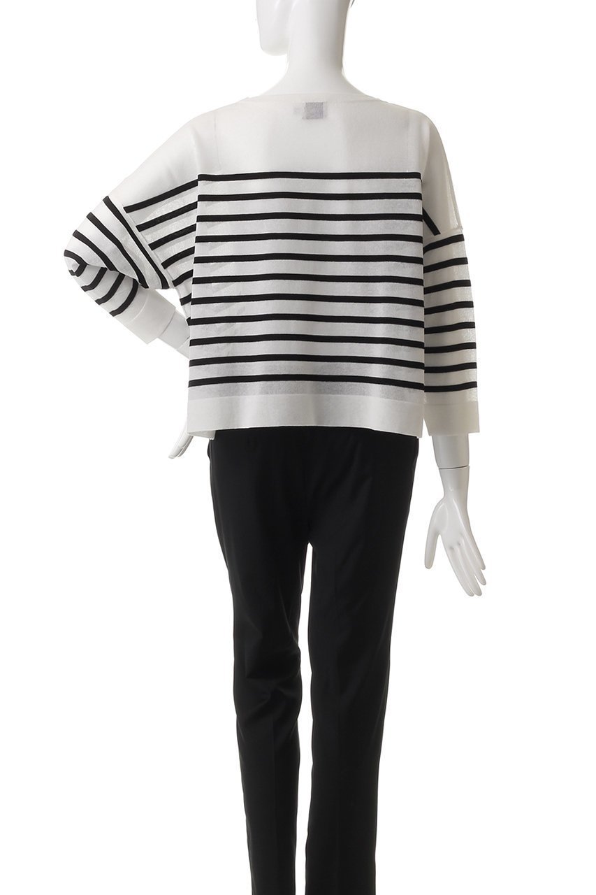 【マルティニーク/martinique】の【Traditional Weatherwear】L251THKPO0359SE LYNE ニット 人気、トレンドファッション・服の通販 founy(ファニー) 　ファッション　Fashion　レディースファッション　Fashion for Women　トップス・カットソー　Cut & Sew Tops　ニット　Knit Tops & Sweaters　カジュアルプルオーバー・ニットトップス　Pullovers & Knit Tops / Casual Pullovers　キルティング　Quilted, Quilting　シンプル　Simple, Minimal　デニム　Denim, Jeans Material　フィット　Fit, Slim Fit　ベーシック　Basic, Essential　ボーダー　Border, Stripe　再入荷　Restock / Back in Stock　夏　Summer　春　Spring　S/S・春夏　SS, Spring/Summer, Warm Season　other-4|ID: prp329100004321945 ipo3291000000032705129
