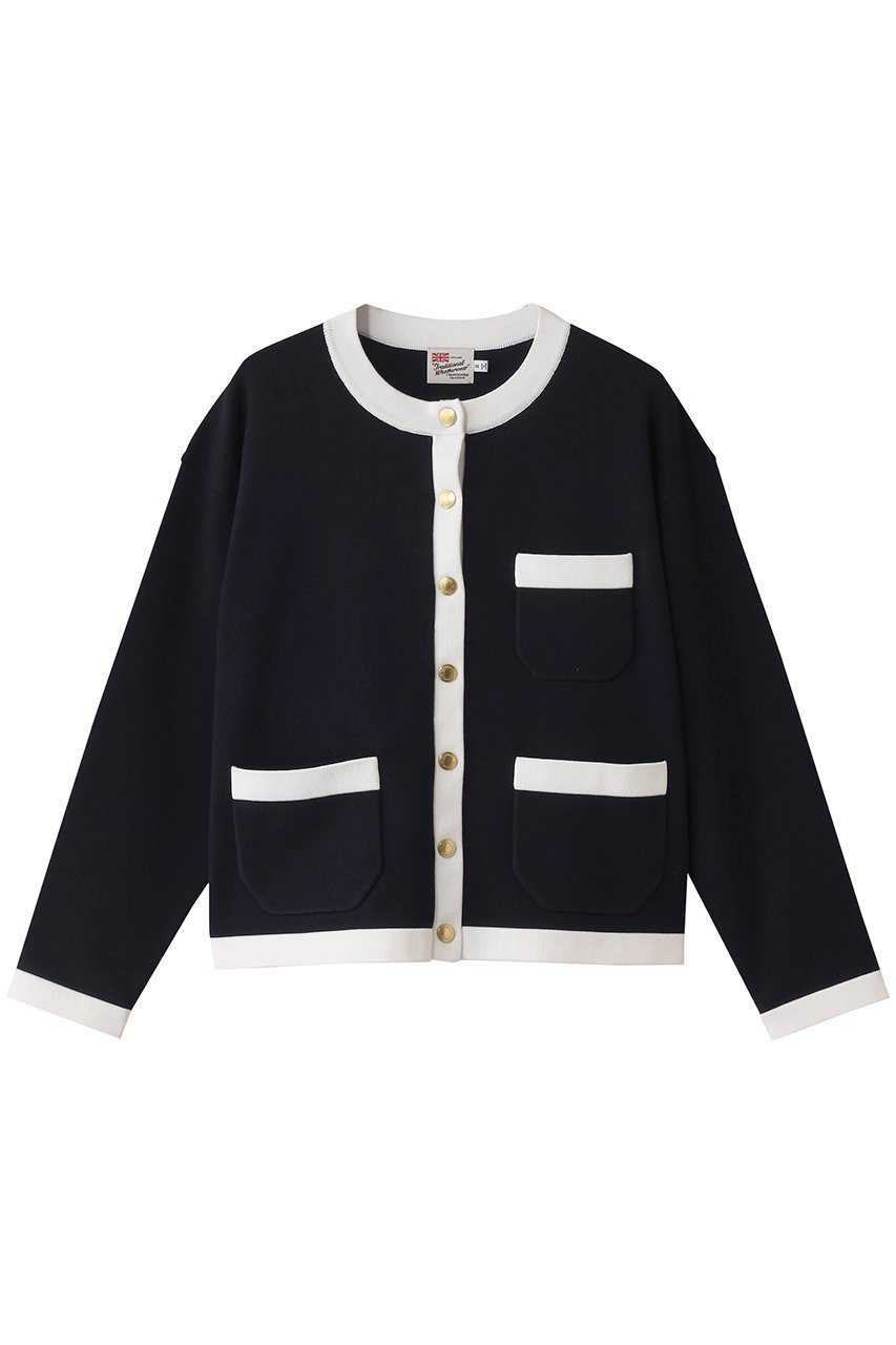 【マルティニーク/martinique】の【Traditional Weatherwear】L251THKCD0303HF ARKLEY ニット インテリア・キッズ・メンズ・レディースファッション・服の通販 founy(ファニー) 　ファッション　Fashion　レディースファッション　Fashion for Women　トップス・カットソー　Cut & Sew Tops　ニット　Knit Tops & Sweaters　カーディガン・羽織り　Layered Style Cardigans　カーディガン　Cardigan, Knitwear　キルティング　Quilted, Quilting　ジャケット　Jacket, Outerwear　フォーマル　Formal, Dressy　ベーシック　Basic, Essential　モダン　Modern, Contemporary　エレガント 上品　Elegant　ネイビー|ID: prp329100004321946 ipo3291000000032933279