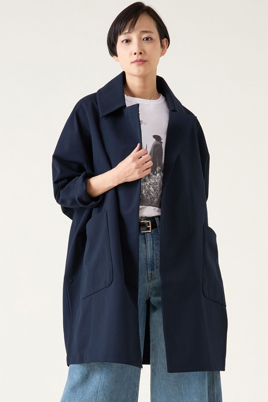 【マルティニーク/martinique】の《別注》【COGTHEBIGSMOKE】ELIZABETH PENTAGON COAT インテリア・キッズ・メンズ・レディースファッション・服の通販 founy(ファニー) 　ファッション　Fashion　レディースファッション　Fashion for Women　アウター　Coat / Outerwear Collection　コート・ロングコート・ピーコート　Long Coats, Peacoats & More　コレクション　Collection, Seasonal Line　ショート　Short, Short Length　ジョーゼット　Georgette, Semi-Sheer Fabric　ストレッチ　Stretch, Stretchy Fabric　トレンド　Trend, Trending Now　パターン　Pattern, Design Print　パッチ　Patch, Appliqué　ポケット　Pocket, Pocket Detail　別注　Limited Edition, Custom Order　リアル　Real, Realistic　ロンドン　London Style, British Inspired　日本製　Made In Japan　ネイビー|ID: prp329100004321948 ipo3291000000032927929