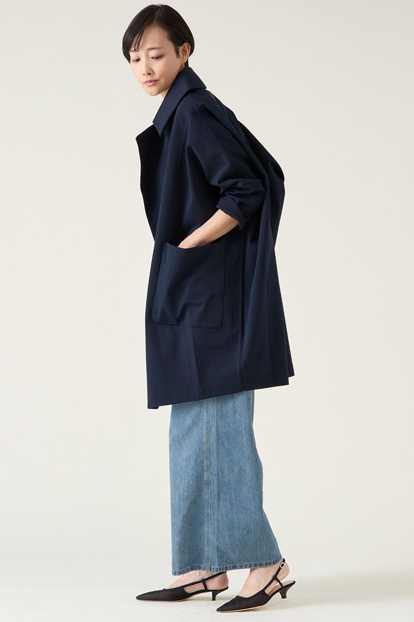 【マルティニーク/martinique】の《別注》【COGTHEBIGSMOKE】ELIZABETH PENTAGON COAT 人気、トレンドファッション・服の通販 founy(ファニー) 　ファッション　Fashion　レディースファッション　Fashion for Women　アウター　Coat / Outerwear Collection　コート・ロングコート・ピーコート　Long Coats, Peacoats & More　コレクション　Collection, Seasonal Line　ショート　Short, Short Length　ジョーゼット　Georgette, Semi-Sheer Fabric　ストレッチ　Stretch, Stretchy Fabric　トレンド　Trend, Trending Now　パターン　Pattern, Design Print　パッチ　Patch, Appliqué　ポケット　Pocket, Pocket Detail　別注　Limited Edition, Custom Order　リアル　Real, Realistic　ロンドン　London Style, British Inspired　日本製　Made In Japan　other-5|ID: prp329100004321948 ipo3291000000032927972