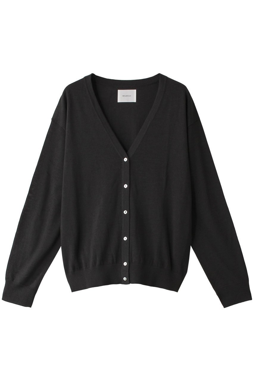 【ミディウミソリッド/MIDIUMISOLID】のv/neck high gauge cardigan 人気、トレンドファッション・服の通販 founy(ファニー) 　ファッション　Fashion　レディースファッション　WOMEN　トップス・カットソー　Tops/Tshirt　ニット　Knit Tops　カーディガン　Cardigans　カーディガン　Cardigan　ベーシック　Basic　 other-1|ID: prp329100004321999 ipo3291000000029989212