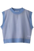 【ミディウミソリッド/MIDIUMISOLID】のsheer knitted vest/ベスト 人気、トレンドファッション・服の通販 founy(ファニー) ファッション Fashion レディースファッション WOMEN トップス・カットソー Tops/Tshirt ニット Knit Tops ベスト/ジレ Gilets/Vests プルオーバー Pullover シアー Sheer トレンド Trend ベスト Vest thumbnail ブルー|ID: prp329100004322007 ipo3291000000029989249