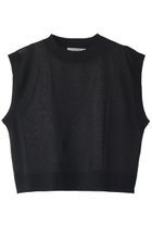 【ミディウミソリッド/MIDIUMISOLID】のsheer knitted vest/ベスト 人気、トレンドファッション・服の通販 founy(ファニー) ファッション Fashion レディースファッション WOMEN トップス・カットソー Tops/Tshirt ニット Knit Tops ベスト/ジレ Gilets/Vests プルオーバー Pullover シアー Sheer トレンド Trend ベスト Vest thumbnail ブラック|ID: prp329100004322007 ipo3291000000029989250