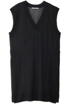 【ミディウミソリッド/MIDIUMISOLID】のsheer knitted long vest/ベスト 人気、トレンドファッション・服の通販 founy(ファニー) ファッション Fashion レディースファッション WOMEN トップス・カットソー Tops/Tshirt ニット Knit Tops ベスト/ジレ Gilets/Vests プルオーバー Pullover シアー Sheer スリット Slit トレンド Trend ベスト Vest thumbnail ブラック|ID: prp329100004322015 ipo3291000000029989277