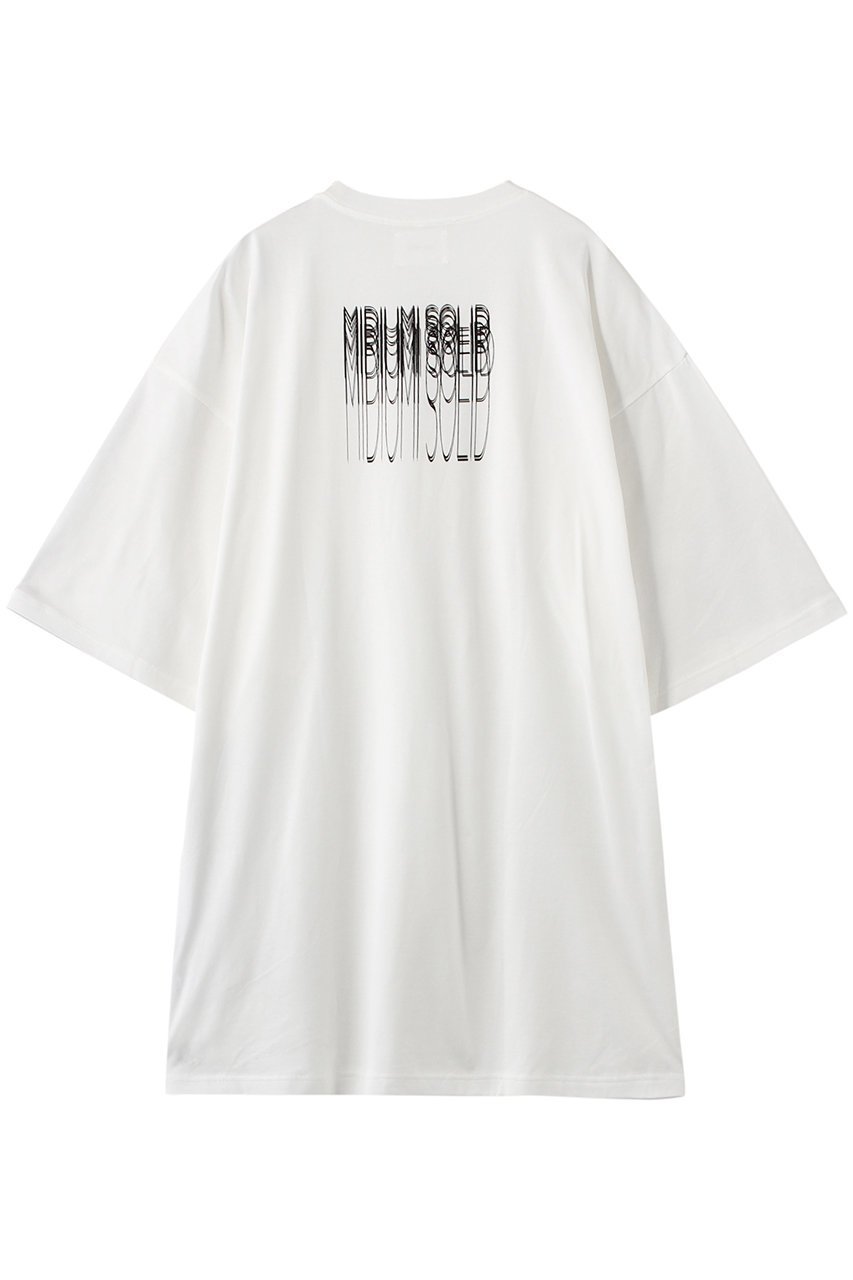 【ミディウミソリッド/MIDIUMISOLID】のlogo print h/slv Tシャツ 人気、トレンドファッション・服の通販 founy(ファニー) 　ファッション　Fashion　レディースファッション　WOMEN　トップス・カットソー　Tops/Tshirt　シャツ/ブラウス　Shirts/Blouses　ロング / Tシャツ　T-Shirts　カットソー　Cut and Sewn　ショート　Short　シンプル　Simple　スリーブ　Sleeve　プリント　Print　ロング　Long　半袖　Short Sleeve　 other-1|ID: prp329100004322019 ipo3291000000029989288