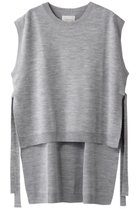 【ミディウミソリッド/MIDIUMISOLID】のside slit vest/ベスト 人気、トレンドファッション・服の通販 founy(ファニー) ファッション Fashion レディースファッション WOMEN トップス・カットソー Tops/Tshirt ニット Knit Tops ベスト/ジレ Gilets/Vests プルオーバー Pullover シンプル Simple スリット Slit ベスト Vest リボン Ribbon thumbnail グレー|ID: prp329100004322041 ipo3291000000029989362