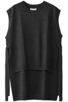 【ミディウミソリッド/MIDIUMISOLID】のside slit vest/ベスト 人気、トレンドファッション・服の通販 founy(ファニー) ファッション Fashion レディースファッション WOMEN トップス・カットソー Tops/Tshirt ニット Knit Tops ベスト/ジレ Gilets/Vests プルオーバー Pullover シンプル Simple スリット Slit ベスト Vest リボン Ribbon thumbnail チャコールグレー|ID: prp329100004322041 ipo3291000000029989363