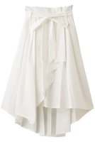 【ミディウミソリッド/MIDIUMISOLID】のCOTTON FLARE WRAPPING SKIRT/スカート 人気、トレンドファッション・服の通販 founy(ファニー) ファッション Fashion レディースファッション WOMEN スカート Skirt ロングスカート Long Skirt おすすめ Recommend アシンメトリー Asymmetry ギャザー Gather ラップ Wrap リボン Ribbon ロング Long |ID:prp329100004322054