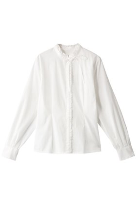 【ミディウミソリッド/MIDIUMISOLID】のfrill shirt/シャツ 人気、トレンドファッション・服の通販 founy(ファニー) ファッション Fashion レディースファッション WOMEN トップス・カットソー Tops/Tshirt シャツ/ブラウス Shirts/Blouses シェイプ Shape スリーブ Sleeve パーティ Party フリル Frills リボン Ribbon ロング Long |ID:prp329100004322056