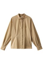 【ミディウミソリッド/MIDIUMISOLID】のfrill shirt/シャツ 人気、トレンドファッション・服の通販 founy(ファニー) ファッション Fashion レディースファッション WOMEN トップス・カットソー Tops/Tshirt シャツ/ブラウス Shirts/Blouses シェイプ Shape スリーブ Sleeve パーティ Party フリル Frills リボン Ribbon ロング Long thumbnail ベージュ|ID: prp329100004322056 ipo3291000000029989416