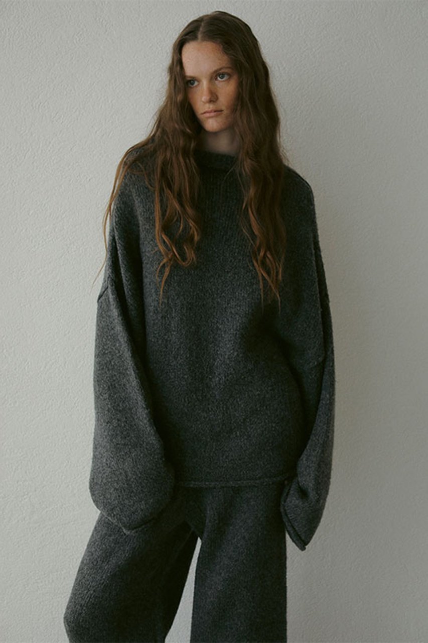 【エトレトウキョウ/ETRE TOKYO】のハイネックオーバーサイズニットプルオーバー 人気、トレンドファッション・服の通販 founy(ファニー) 　ファッション　Fashion　レディースファッション　Fashion for Women　トップス・カットソー　Cut & Sew Tops　ニット　Knit Tops & Sweaters　カジュアルプルオーバー・ニットトップス　Pullovers & Knit Tops / Casual Pullovers　おすすめ　Recommended / Our Picks　ウォーム　Warm Fabric　セットアップ　Set-Up, Coordinated Outfit　ハイネック　High Neck, Mock Neck　リラックス　Relax, Relaxed Fit　冬　Winter / This Winter　 other-1|ID: prp329100004323540 ipo3291000000032957965