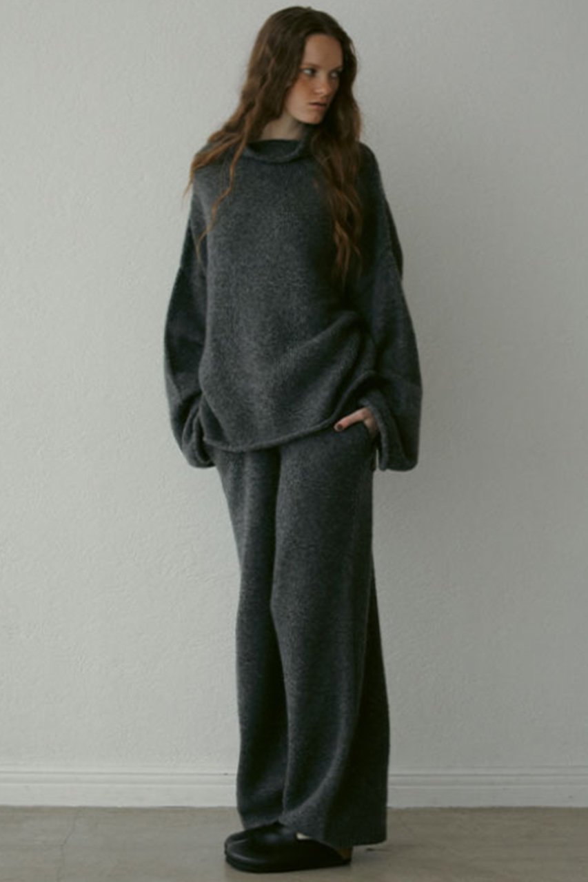【エトレトウキョウ/ETRE TOKYO】のハイネックオーバーサイズニットプルオーバー 人気、トレンドファッション・服の通販 founy(ファニー) 　ファッション　Fashion　レディースファッション　Fashion for Women　トップス・カットソー　Cut & Sew Tops　ニット　Knit Tops & Sweaters　カジュアルプルオーバー・ニットトップス　Pullovers & Knit Tops / Casual Pullovers　おすすめ　Recommended / Our Picks　ウォーム　Warm Fabric　セットアップ　Set-Up, Coordinated Outfit　ハイネック　High Neck, Mock Neck　リラックス　Relax, Relaxed Fit　冬　Winter / This Winter　other-3|ID: prp329100004323540 ipo3291000000032957976