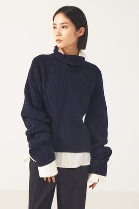 【ザ ストア バイ シー/THE STORE by C】 フォルムプルオーバー人気、トレンドファッション・服の通販 founy(ファニー) ファッション Fashion レディースファッション WOMEN トップス・カットソー Tops/Tshirt ニット Knit Tops プルオーバー Pullover アクセサリー Accessories イヤーカフ Ear Cuff カシミヤ Cashmere シェイプ Shape ハイネック High Neck フォルム Form ボトム Bottom 今季 This Season 再入荷 Restock/Back In Stock/Re Arrival 冬 Winter 畦 Ridge |ID:prp329100004324804