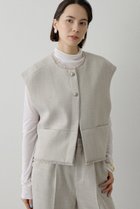 【ウィムガゼット/Whim Gazette】の【THE PAUSE】ツイードショートジレ 人気、トレンドファッション・服の通販 founy(ファニー) ファッション Fashion レディースファッション Fashion for Women アウター Coat / Outerwear Collection レディースジャケット・軽アウター Jackets 2026年 2026 おすすめ Recommended / Our Picks ショート Short, Short Length シルバー Silver, Metallic Silver ジャケット Jacket, Outerwear スリーブ Sleeve, Long Sleeve / Short Sleeve セットアップ Set-Up, Coordinated Outfit セレモニー Ceremony ツイード Twill, Twill Weave フリンジ Fringe, Tassel フレンチ French, French Style ベスト Vest, Waistcoat エレガント 上品 Elegant 夏 Summer 春 Spring S/S・春夏 SS, Spring/Summer, Warm Season thumbnail ライトグレー|ID: prp329100004326330 ipo3291000000034951855