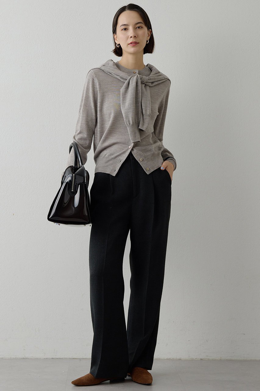 【ウィムガゼット/Whim Gazette】の【THE PAUSE】ツイードタックパンツ 人気、トレンドファッション・服の通販 founy(ファニー) 　ファッション　Fashion　レディースファッション　Fashion for Women　パンツ　Pants & Trousers　2026年　2026　おすすめ　Recommended / Our Picks　セットアップ　Set-Up, Coordinated Outfit　セレモニー　Ceremony　センター　Center, Center Line　ツイード　Twill, Twill Weave　エレガント 上品　Elegant　夏　Summer　春　Spring　S/S・春夏　SS, Spring/Summer, Warm Season　other-2|ID: prp329100004326331 ipo3291000000034951870