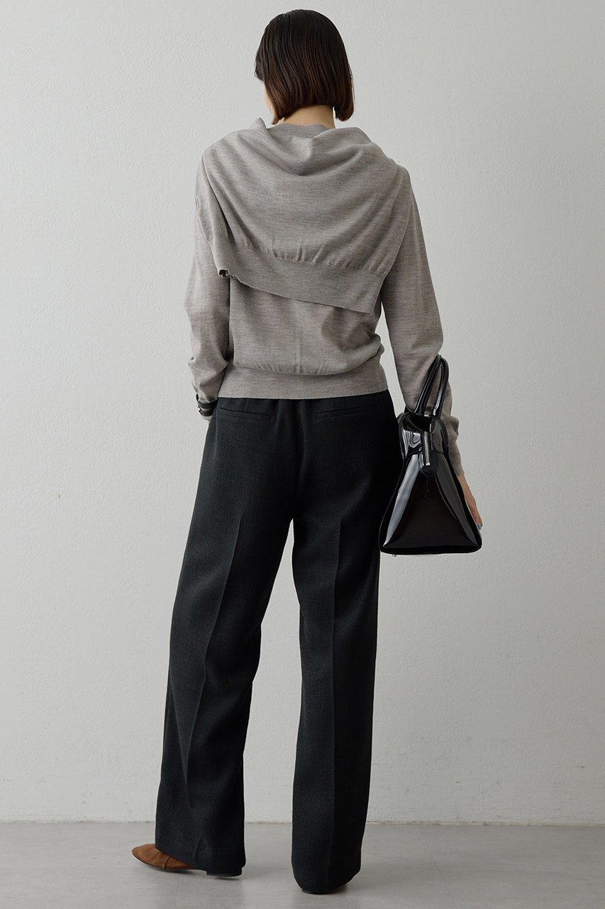 【ウィムガゼット/Whim Gazette】の【THE PAUSE】ツイードタックパンツ 人気、トレンドファッション・服の通販 founy(ファニー) 　ファッション　Fashion　レディースファッション　Fashion for Women　パンツ　Pants & Trousers　2026年　2026　おすすめ　Recommended / Our Picks　セットアップ　Set-Up, Coordinated Outfit　セレモニー　Ceremony　センター　Center, Center Line　ツイード　Twill, Twill Weave　エレガント 上品　Elegant　夏　Summer　春　Spring　S/S・春夏　SS, Spring/Summer, Warm Season　other-4|ID: prp329100004326331 ipo3291000000034951872